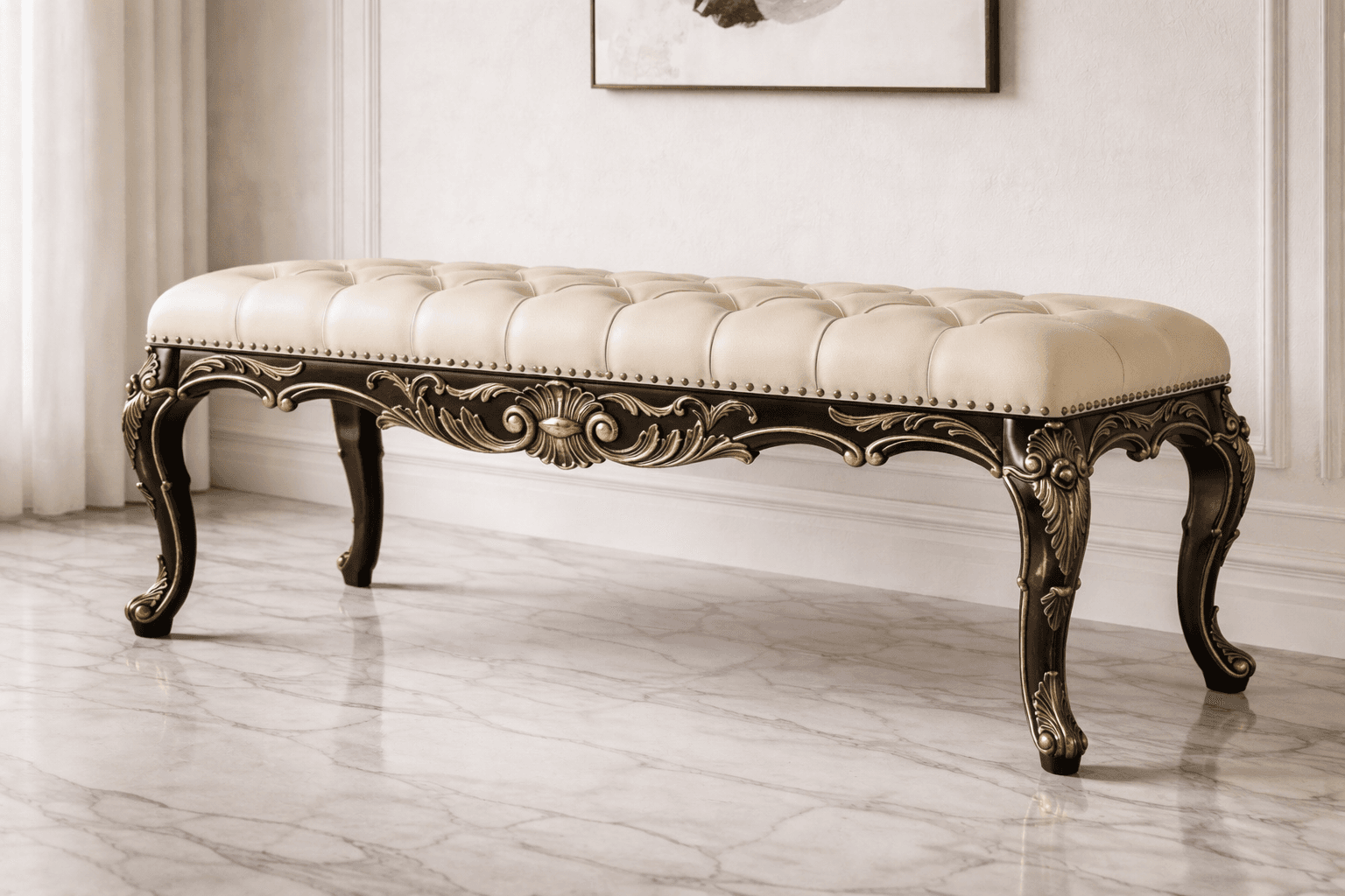 Luxury Bedroom Dresser Bench