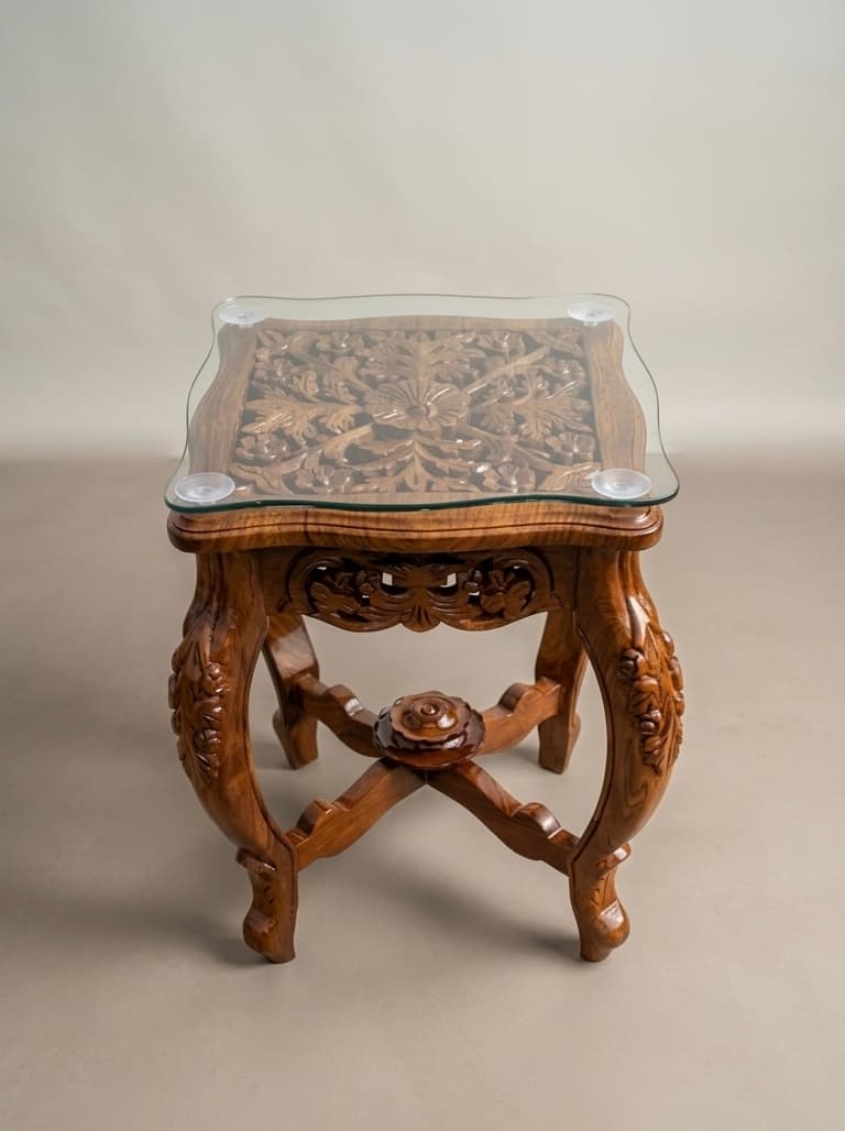  Verona Classico Glass Top Side Table