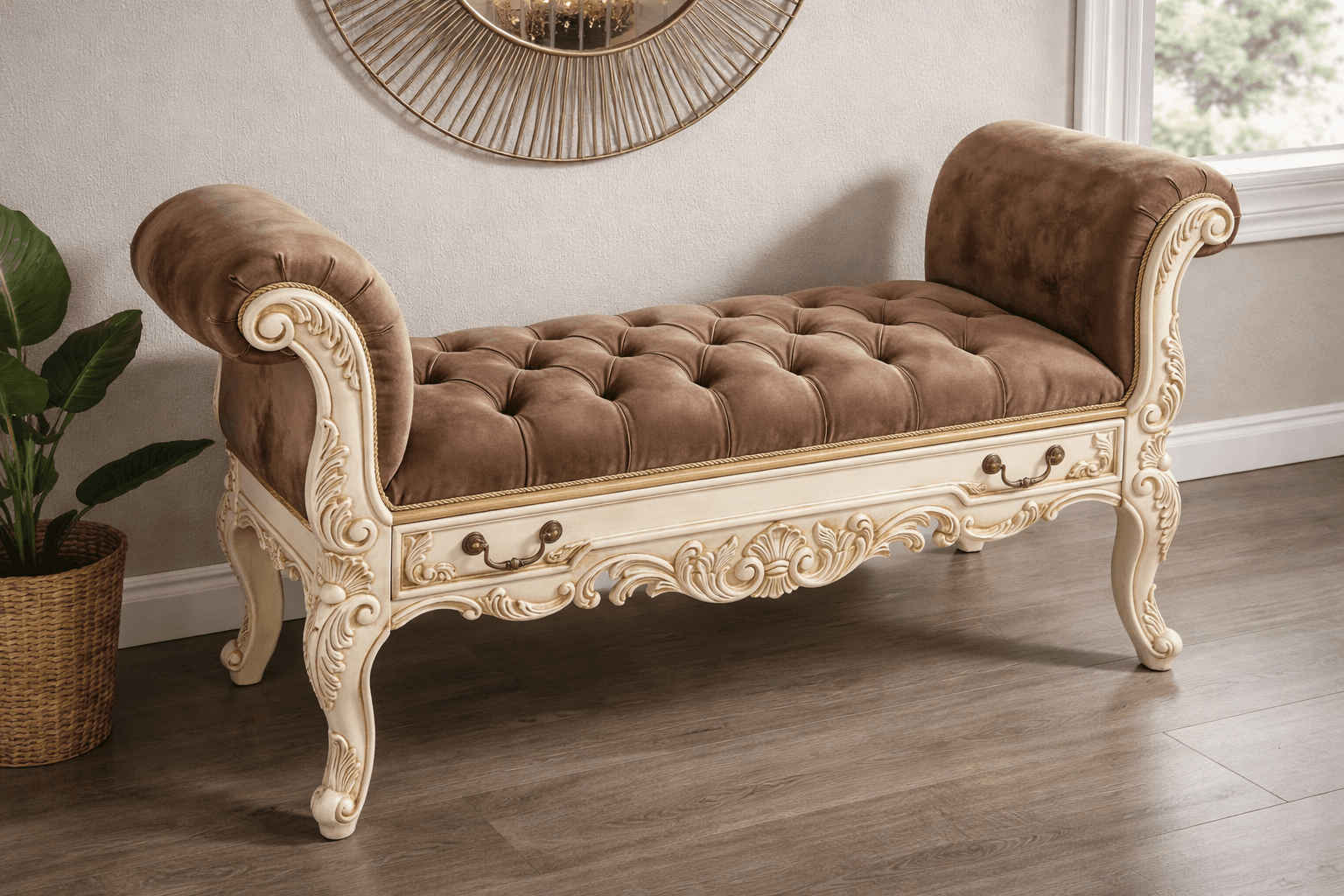 Verona Élégance Dresser Bench