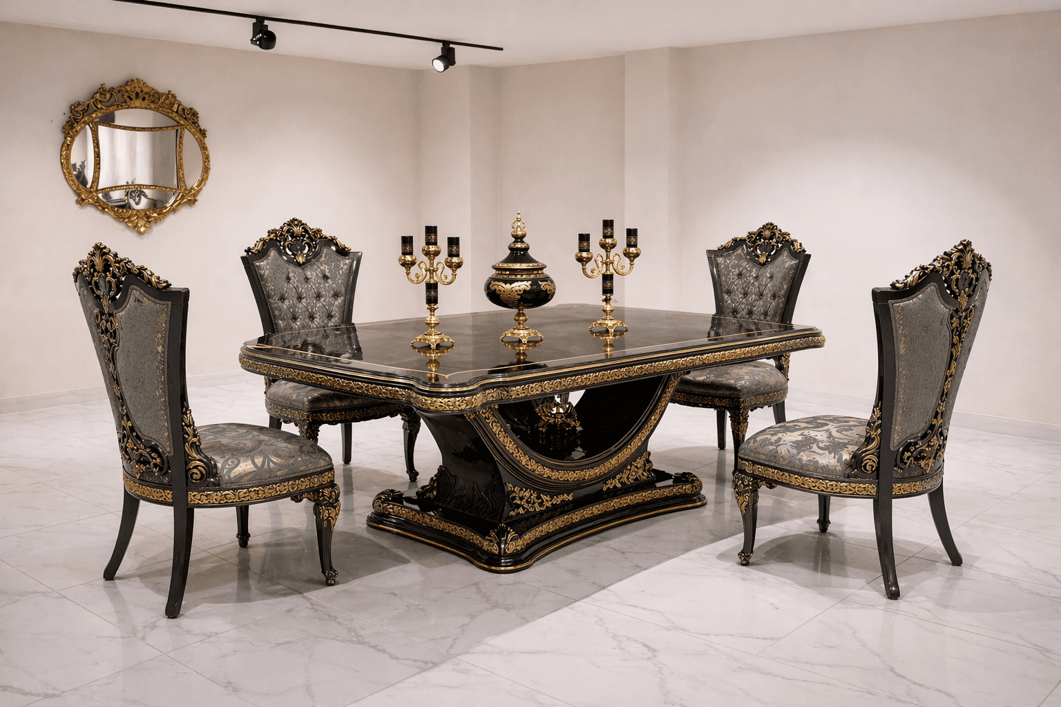 Noir Royale Dining Ensemble