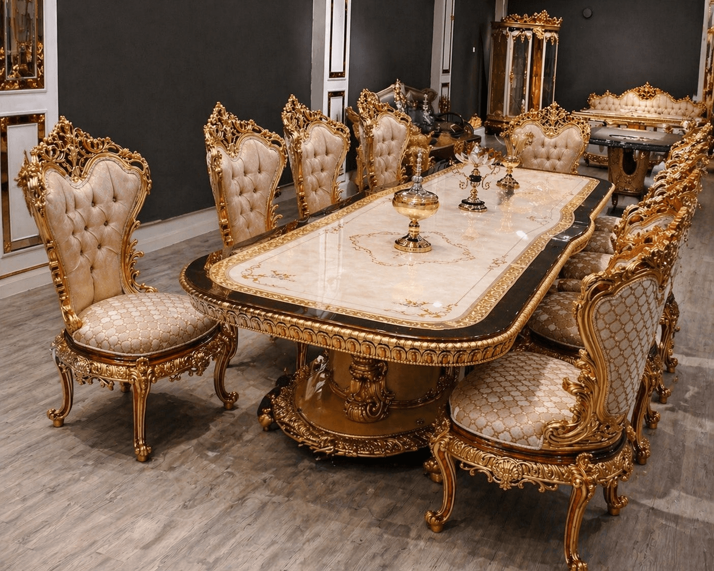 Aurora Regale Grand Dining Ensemble - View 4
