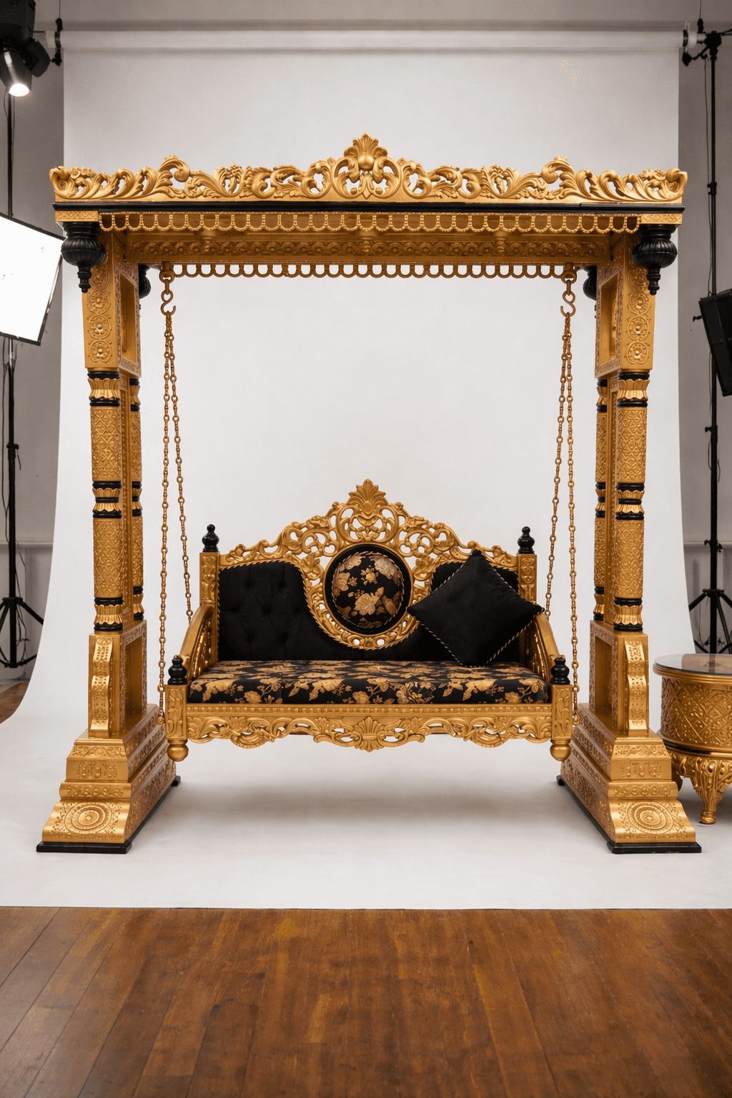  Maharaja Royal Swing Sofa — Palace Canopy Edition