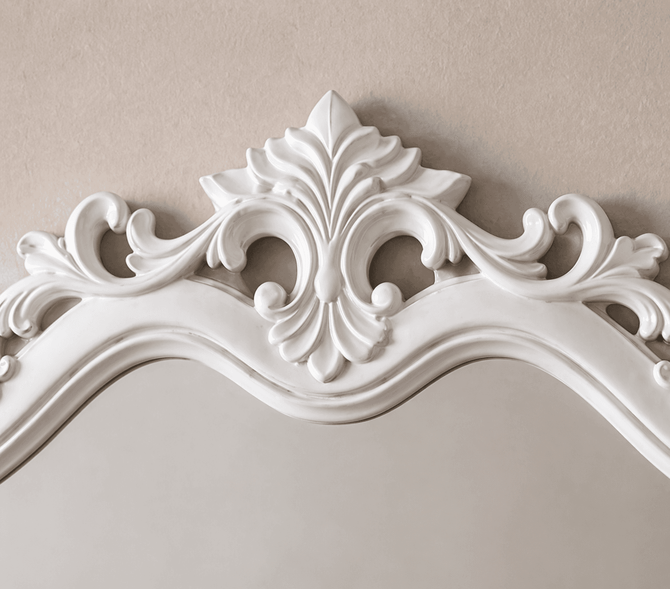 Milano Bianco Royale Wall Mirror
