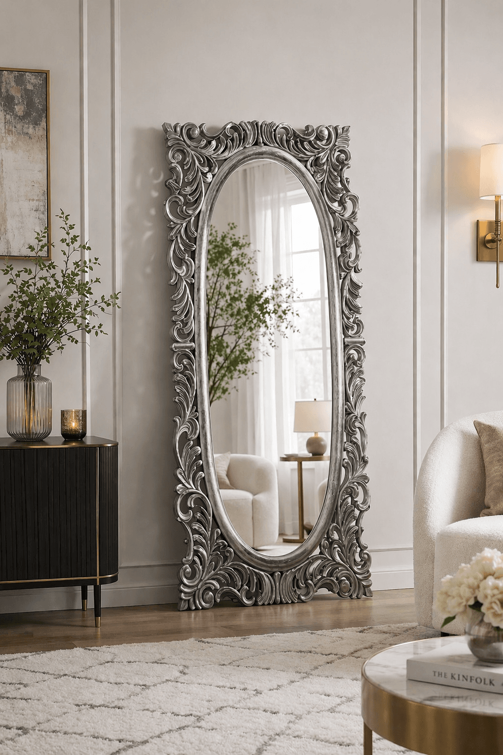  Palazzo Argento Grande Floor Mirror